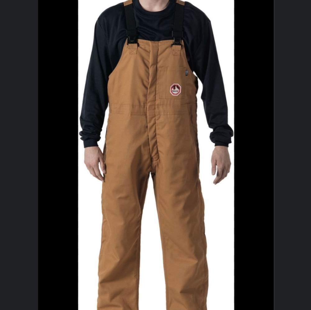 Walls Men's Flame Resistant Insulated Bib Overalls
